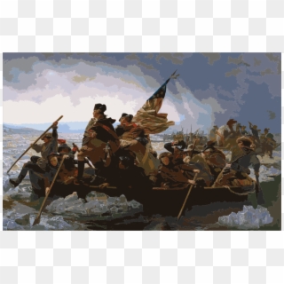 Png Freeuse Crossing New Jersey The Delaware Washingtons - James Monroe In War Clipart