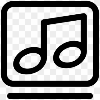 Music Rectangular Interface Button Outline Comments - Ask Icon Png Clipart