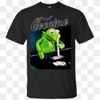 Kermit Cocaine Shirt, Hoodie, Tank Top - Kermit Doing Coke Clipart