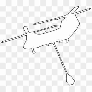 Army Helicopter Black And White Clipart