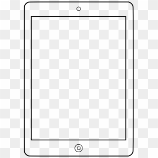 Clipart Royalty Free Stock Collection Of Ipad And White - Ipad Clipart Black And White - Png Download