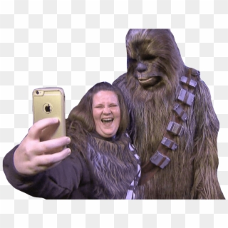 Candace Payne Chewbacca Mom Selfie - Chewbacca Mom Action Figure Clipart