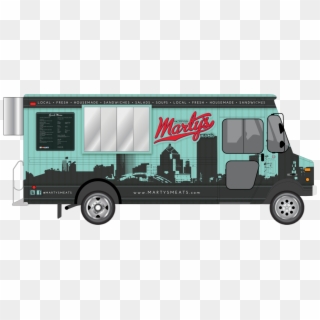 Whether You're Planning A Corporate Luncheon, Cocktail - Marty's Meats Food Truck Clipart