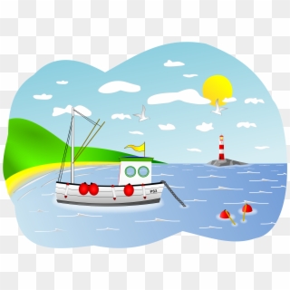 This Free Icons Png Design Of Coastal Fishing Boat Clipart