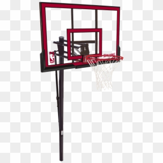 Spalding 48" Polycarbonate In-ground Basketball Hoop - Basketball Hoop Spalding Clipart