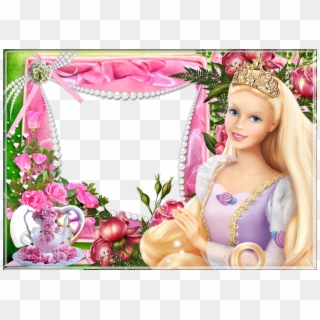 Barbie Dibujos - Barbie In Picture Frame Clipart