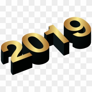 2019 Gold Black Png Clip Art Image - New Year 2019 Png Background Transparent Png