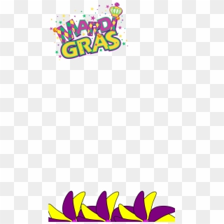 Snapchat Filters Clipart Geofilter - Mardi Gras Snapchat Filter - Png Download