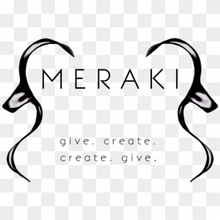 Meraki Logo Web Black Square Png - Calligraphy Clipart