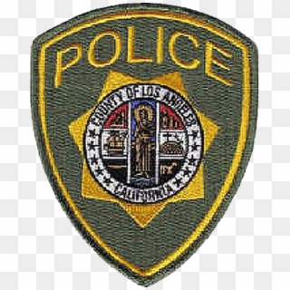 Patch Of The Los Angeles County Police - Police Los Angeles Logo Clipart
