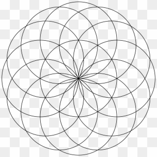 Seed Of Life Png - Antenna Polar Plot Graph Clipart