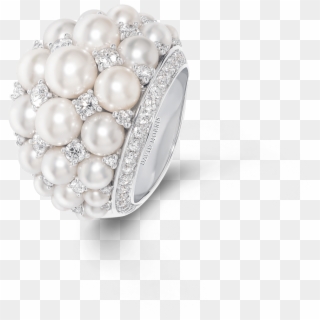 Pearl Deco Ring Akoya Pearl - David Morris Pearl Ring Clipart