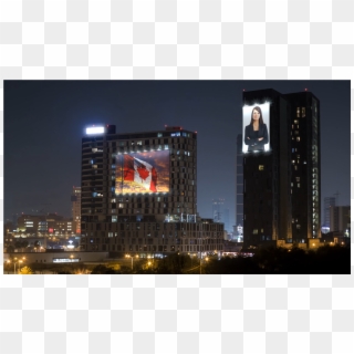 City Skyline Billboard - Skyscraper Clipart