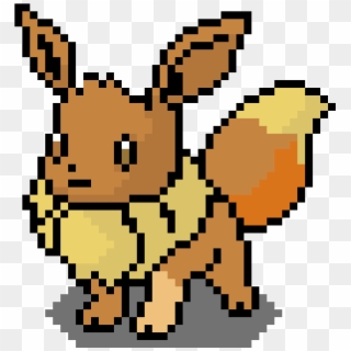 Eevee - Eevee Pokémon Pixel Art Clipart
