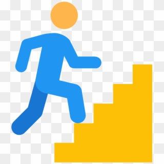 Stairs Clipart Icon - Climbing Steps Png Transparent Png