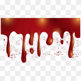 Halloween Bloody Border Transprent Png - Halloween Logo Blood Transparent Clipart