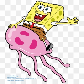 Jellyfish Clipart Spongebob - Spongebob Jellyfish Png Transparent Png