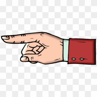 Hand Point Finger - Point Cartoon Clipart