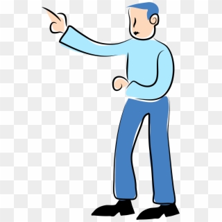 This Free Icons Png Design Of Pointing Man 2 Clipart