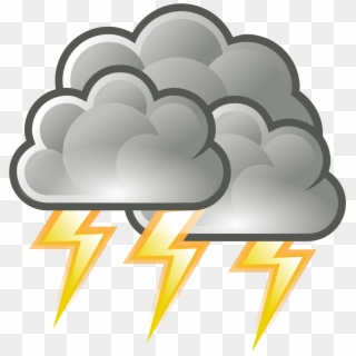 Graphic Free Library Thunder Drawing Stormy Weather Clipart