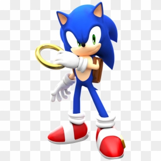 Sonic Holding A Ring Clipart