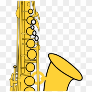 Saxophone Clipart Cartoon Simple - Saxophone .png Transparent Png