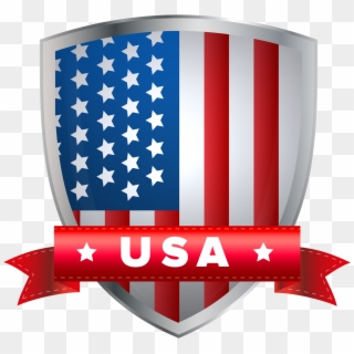 Usa Memorial Day Png Free Download - Usa Flag Shield Clipart