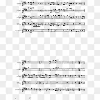 Sheet Music Made Nano For Parts Soprano Saxophone Alto - R Strauss Horn Concerto No 1 Clipart