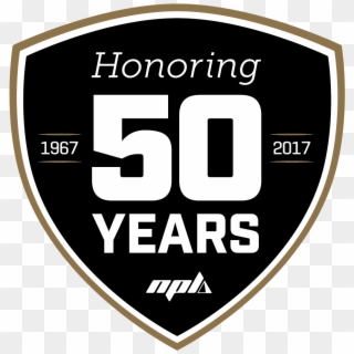 Npl Honoring 50 Years - Emblem Clipart