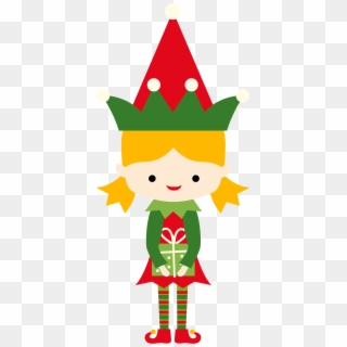 899 X 2000 2 - Christmas Girl Elf Clipart - Png Download