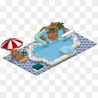 Tapped Out Luxury Pool - The Simpsons Clipart