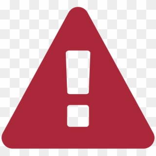Warning Sign Font Awesome-red - Report Abuse Icon Png Clipart