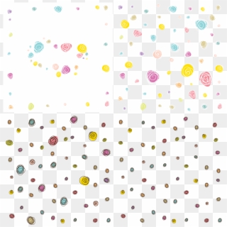 Scribble Flower Pattern Cs By Dragonart - Polka Dot Clipart