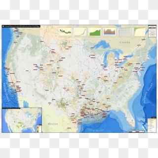 Crude Oil Infrastructure Printed Map Updated January - Atlas Clipart