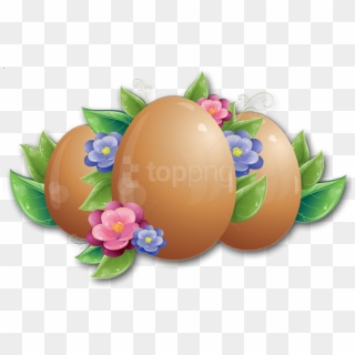 Download Easter Eggs Decoration Png Images Background - Feliz E Santa Pascoa Clipart
