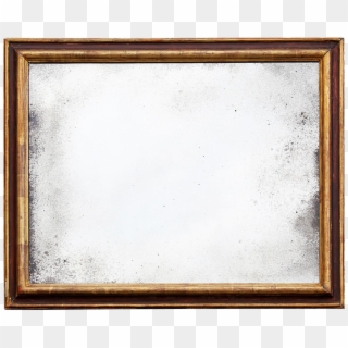 French Wall Mirror In Gilded Painted Wood Frame - Paint Wooden Frame Clipart