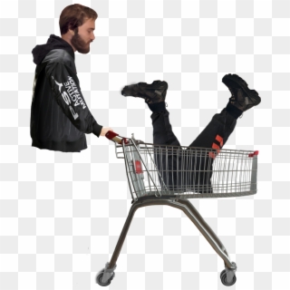 Hi-res Picture Of Pewdiepie - Pewdiepie With Shopping Cart Clipart