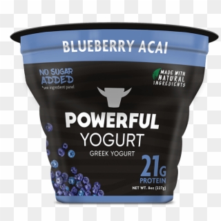 Blueberry Acai Yogurt - Power Yogurt Clipart