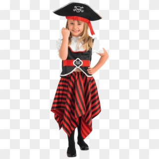 Child Girls Pirate Kids Fancy Dress Costume - Pirate Fancy Dress Kids Clipart