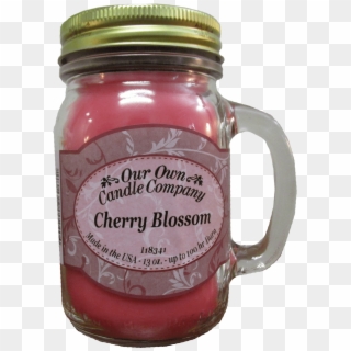 Mason Jar Candle Cherry Blossom - Rose Clipart