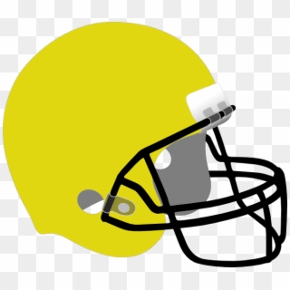 28 Collection Of Yellow Football Helmet Clipart - White And Blue Football Helmet - Png Download