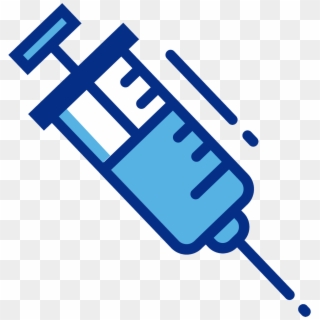 Graphic Library Stock Pill Clipart Syringe - Injection Clipart Blue - Png Download