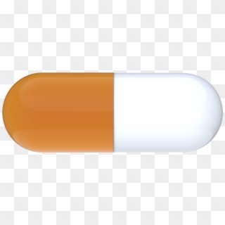Pill Icon Png Orange , Png Download - Beige Clipart
