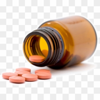 Open Pill Bottle Png - Pharmacy Clipart