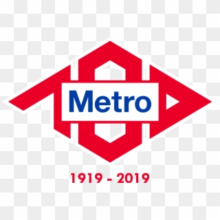 Logo Metro De Madrid - Logo Metro De Madrid Png Clipart