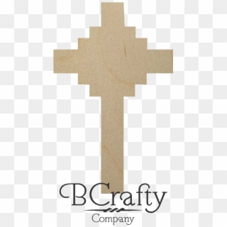 Unfinished Wooden Cross Cutouts Style - Unfinished Wooden Cross Clipart