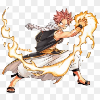 Natsu Dragneel Is A Wizard With The Powers Of A Dragonslayer - Fire Force Fairy Tail Clipart