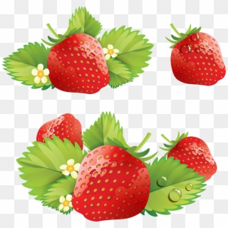 Strawberry Label Design Clipart