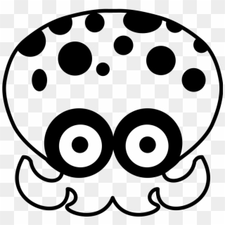 Octopus Icon - Splatoon 2 Octopus Logo Clipart