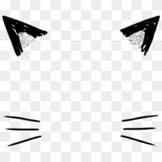 Cat Catears Ears Cute Png Overlay Kawaii - Transparent Cat Ear Png Clipart